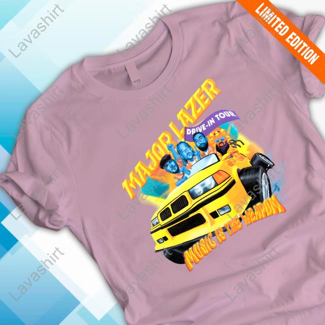 Official Drive-In Tee Shirt Official Major Lazer Drive-In Tank Top