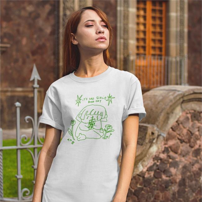 Annnnnie It's Sad Girlie Boba Day Shirts Jjannnie