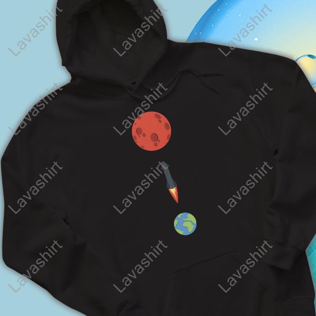 Starship To Mars Hoodies