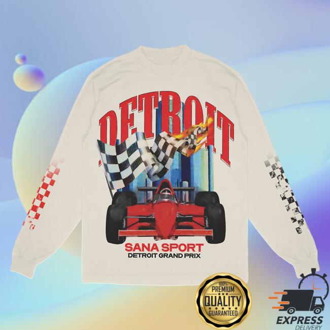 Official Sana Detroit Red Wings Sana Detroit Sana Sport Long Sleeve New Shirt - Creme