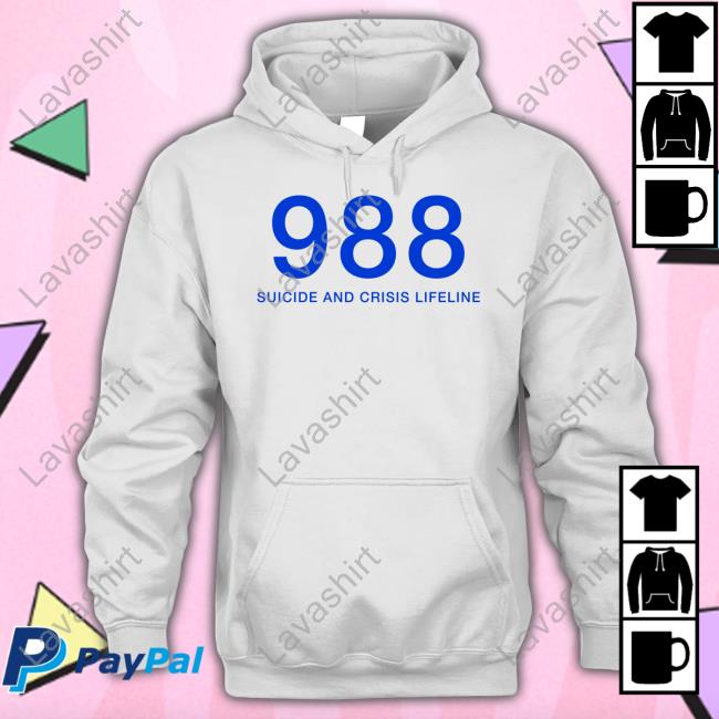 988 Suicide And Crisis Lifeline Shirt Bybrazier Merch