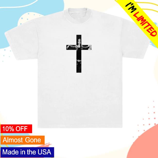 Official Haunted Mound Merch Turnabout Cross White Shirt