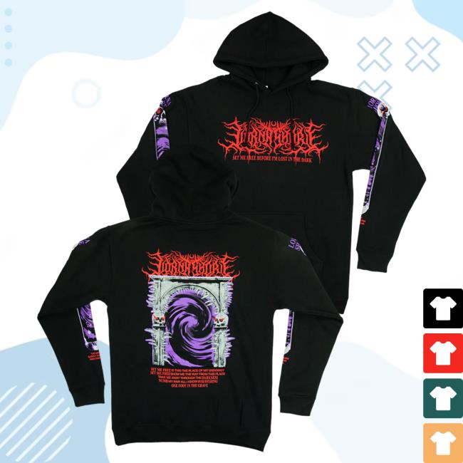 Official Lorna Shore Merch Store Lorna Shore Gate Sweaters Black LornaShore