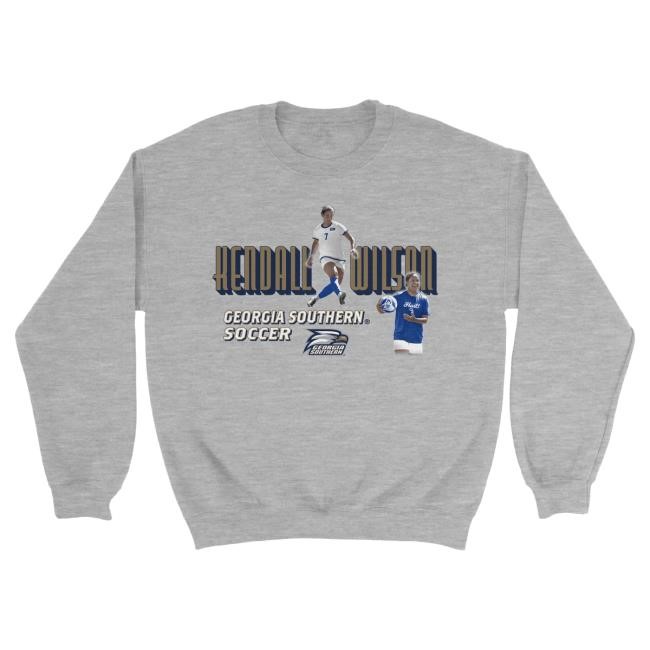 Official NIL Georgia Southern Apparel Sport Grey Illustrated Hoodies GeorgiaSouthern