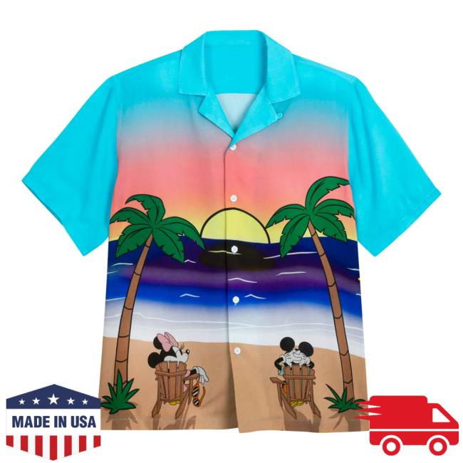 Shop Disney Merch Clothing Store Apparel MickeyMinnie Mouse Summer Hawaiian Shirt
