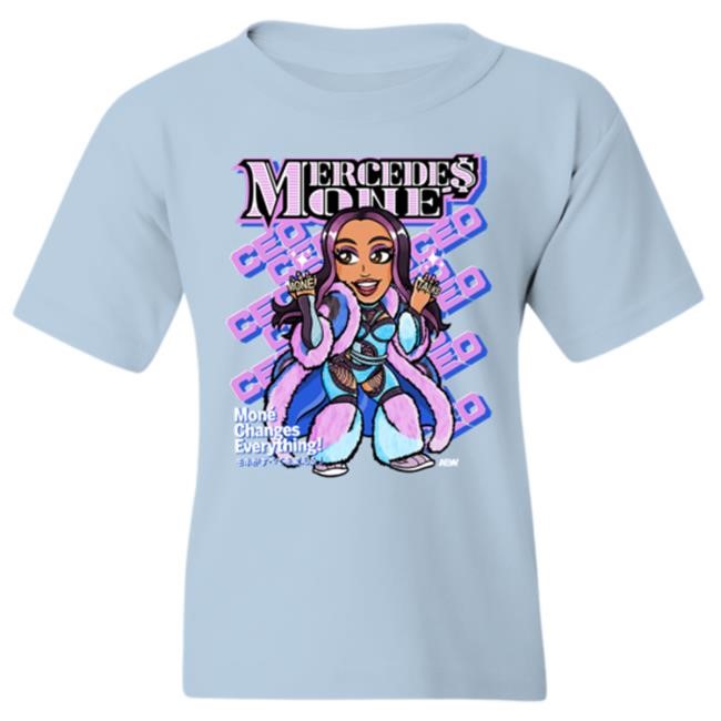 Shopaew Mercedes Moné - Moné Talks Kids New T-Shirt