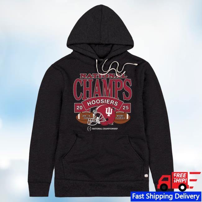 Premium Homefield Apparel Indiana Hoosiers CFP Champs Hoodie