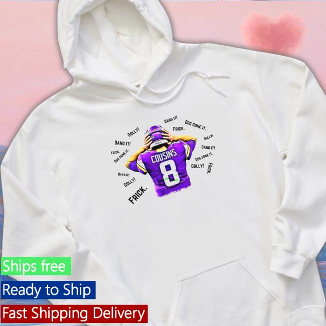Official Minnesota Vikings Kirk Cousins Football Tee Official Minnesota Vikings Kirk Cousins Football TShirts