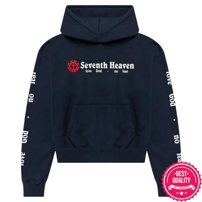 Official Seventh Elements Hoodies (Navy) 7Th Heaven Official Seventh Elements Pullover Hoodie (Navy) 7Th Heaven