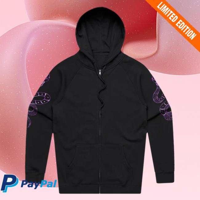 Level Up Merch Level Up Skull Moth Zip Hoodie