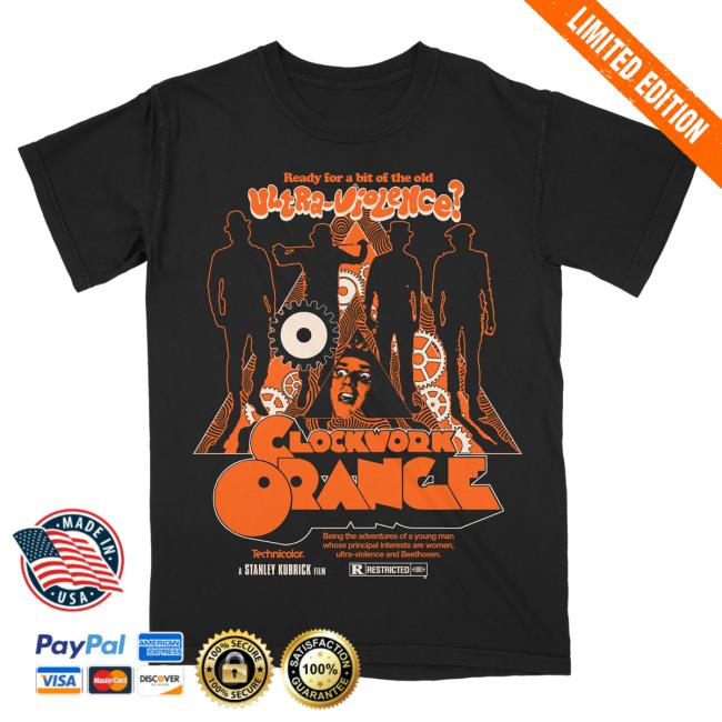 Official Studiohouse Designs Merch Store A Clockwork Orange Premium T-Shirts (Color Option Available!) Studiohouse Designs Apparel Clothing Shop StudiohouseDesigns