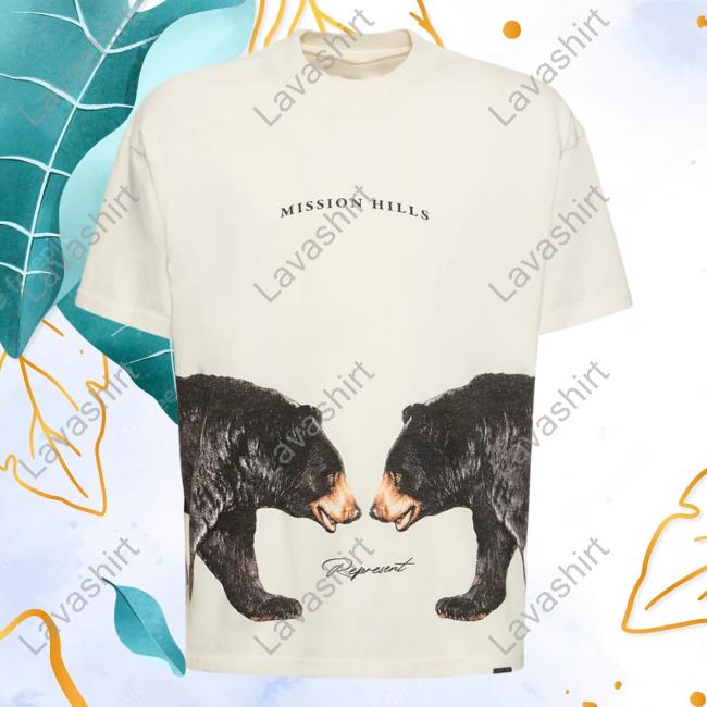 Official Luisa Via Roma Represent Mission Hills Printed Shirt New White 3D Luisaviaroma