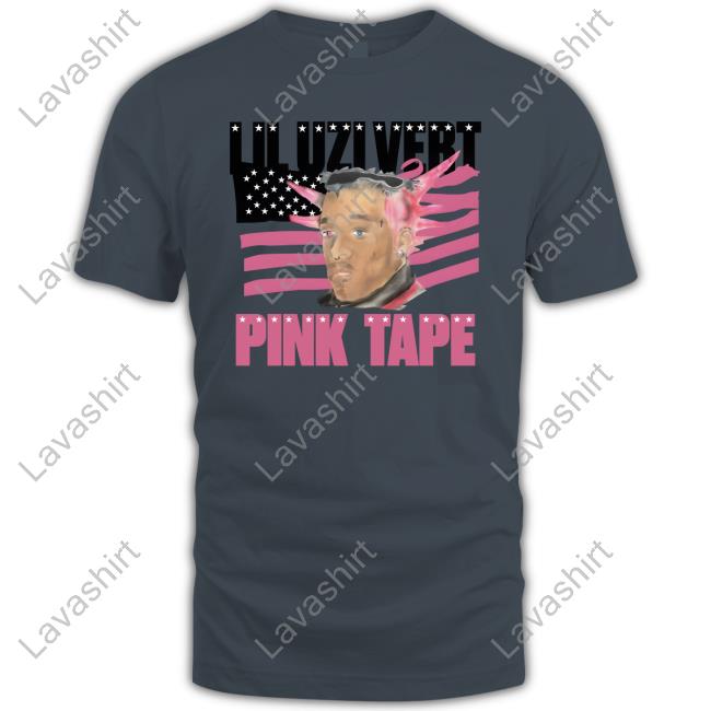 Lil Uzi Vert Store Pink Tape Black Portrait Long Sleeve T Shirt