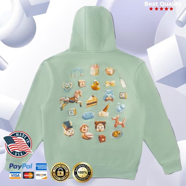 Official Melanie Martinez Merch Store Anniversary Collage Zip Up Hoody