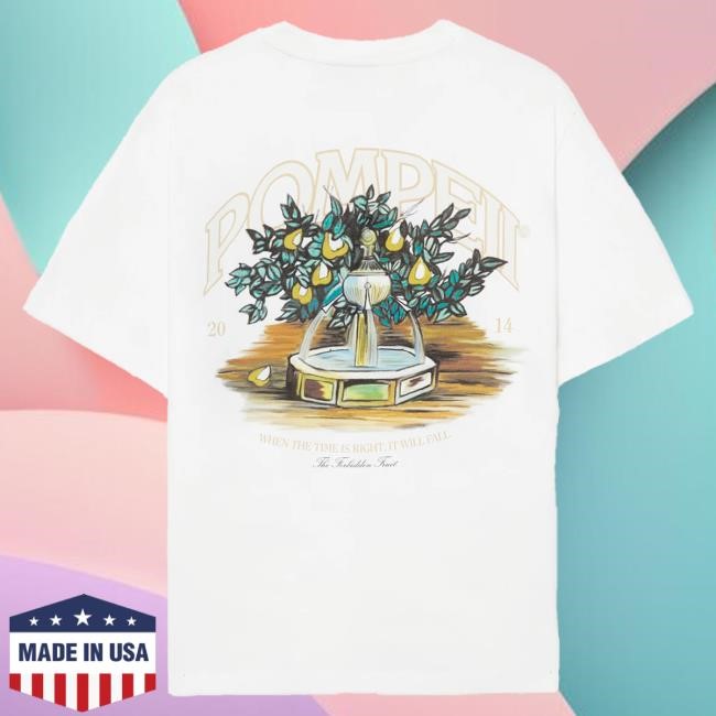 Fountain Navy Regular Graphic Shirts | Buy Official Pompeii Apparel