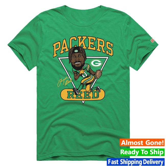 Official Green Bay Merch Packers Homage #11 Reeding the Defense T Shirt GreenBay
