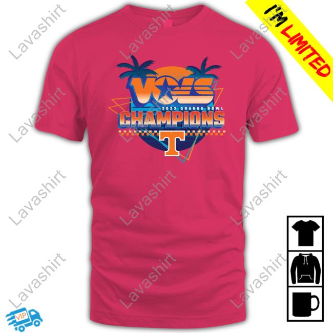 Vols 2022 Orange Bowl Champions T Shirts Chad Fields Vols Uniform Boy