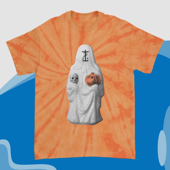 Frank Iero Merch Halloween T-Shirt (Orange Spider Dye)