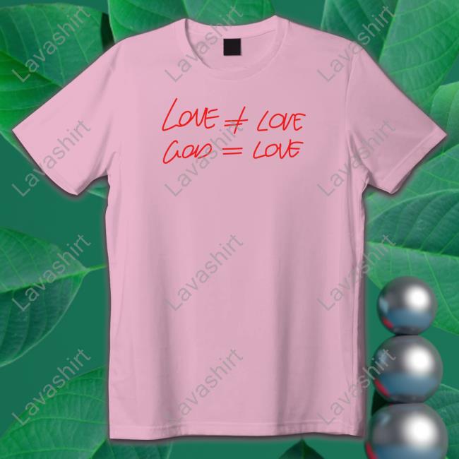 Official Love # Love God = Love Lgbtq Tee Shirt