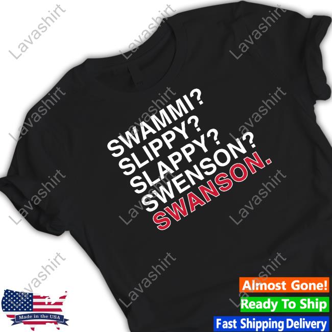 Obvious Shirts Swammi Slippy Slappy Swenson Swanson Tank