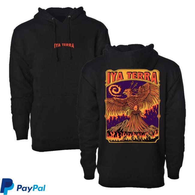 Official Iya Terra Merch Iya Rising Phoenix Pullover Sweatshirt Black