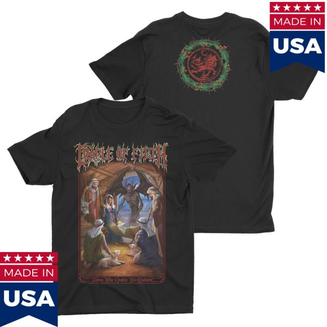 Official Night Shift Merch Indie Merch Store Cradle Of Filth - From The Cradle To Enslave Tshirt NightShiftMerch IndieMerchStore