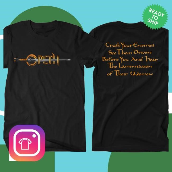 Official Opeth Merch Opeth - 'Crush' New Shirt