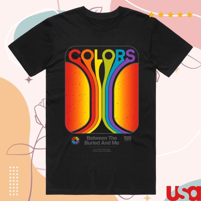 Official Between the Buried and Me Retro Colors Tees BTBAM
