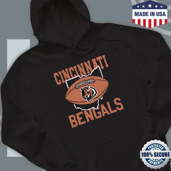 Cincinnati Ohio Bengals Logo Homage Long Sleeve Tee