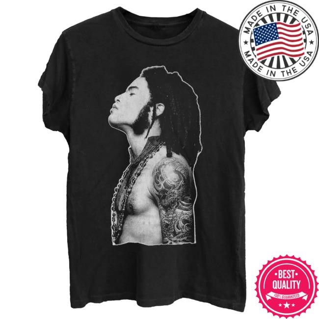 Official Lenny Kravitz Merch Store Profile Outline Hot Shirt