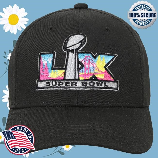 NFL Football NFL Youth Super Bowl LX Outerstuff Black Adjustable Hat - Game