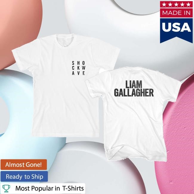 Shockwave White Shirt | Liam Gallagher Official Store