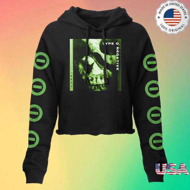 Official Type O Negative Merch Type O Cropped Crewneck (Woman)