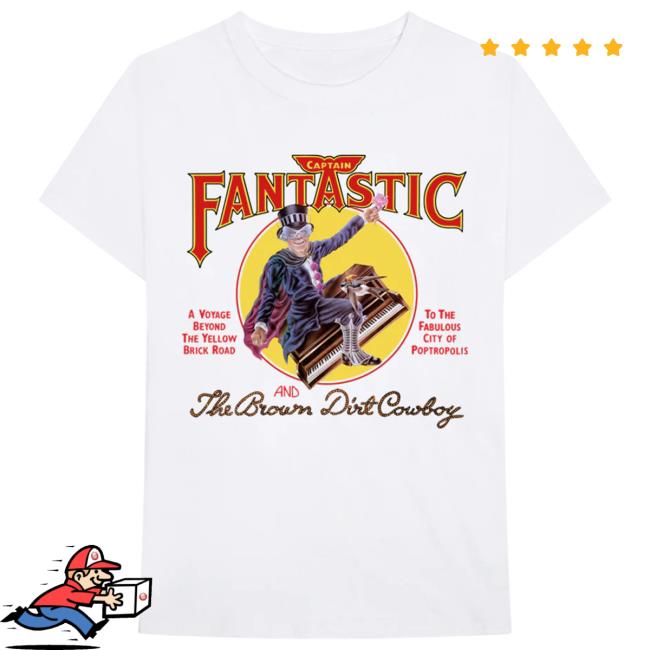 Official Elton John Merch Store Captain Fantastic New Tee