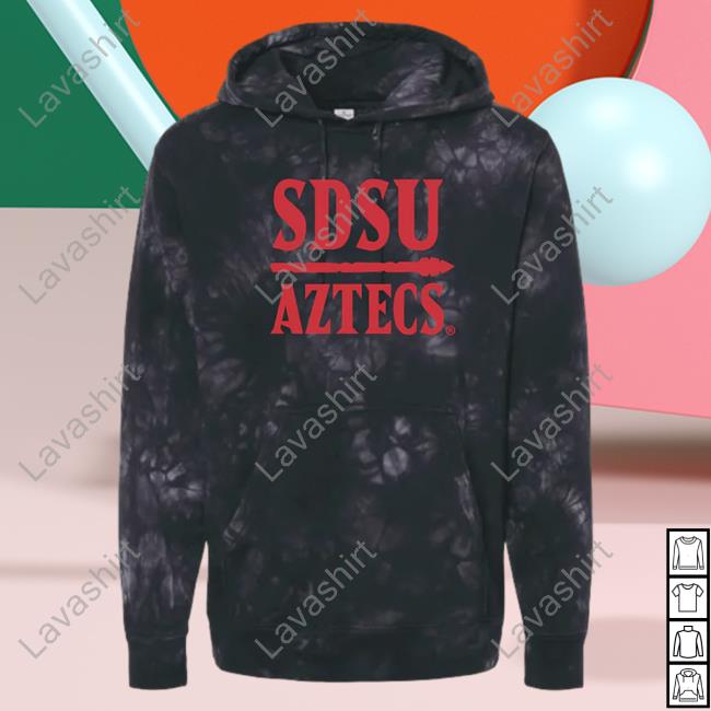 Official Sdsu Aztecs Tie Dye Hoodie