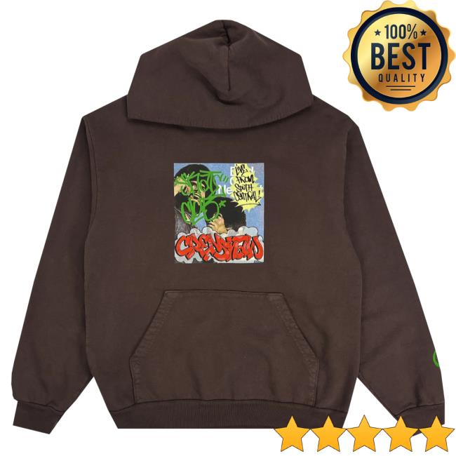 Official Crenshaw Skate Club Graffiti Pullover Hoodie Brown CrenshawSkateClub