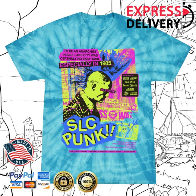 Official Studiohouse Designs Slc Punk Tie Dye New Shirt Turquoise
