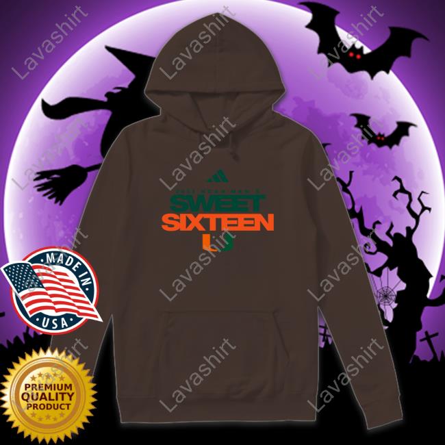 Official Miami Hurricanes 2023 Ncaa Sweet 16 Shirt
