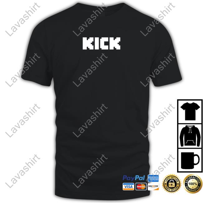 Kick Merch Kick Black White Hoodie