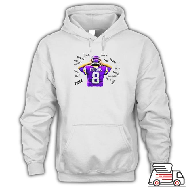 Official Minnesota Vikings Kirk Cousins Football Tee Official Minnesota Vikings Kirk Cousins Football Long Sleeve Tee