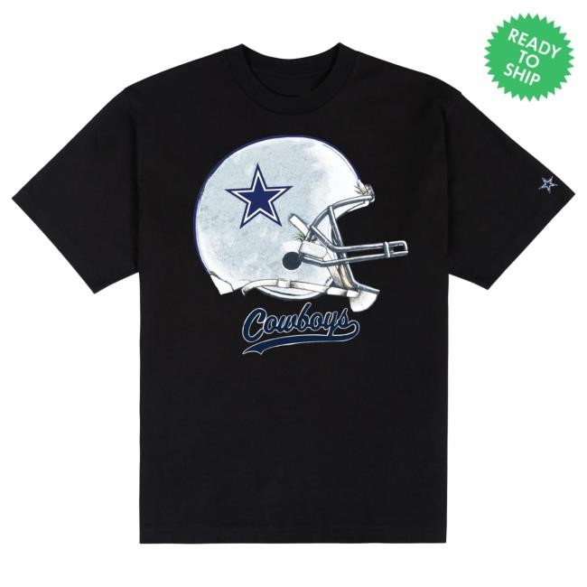 Official Golf Wang Merch Cowboys Helmet Tees by Golf Wang x NFL