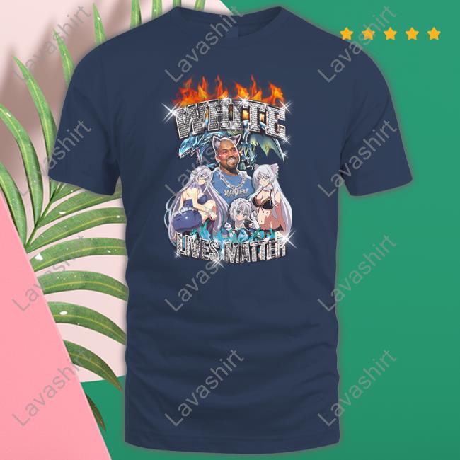 Kanye West Ye White Lives Matter Anime Tee Shirt