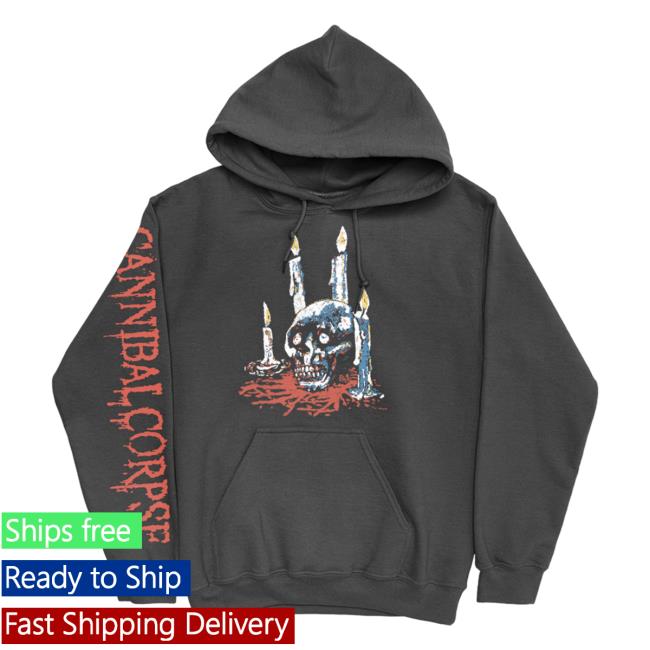 Official Cannibal Corpse Merch Store Ritual Candles Attractive Hoodie Black CannibalCorpse