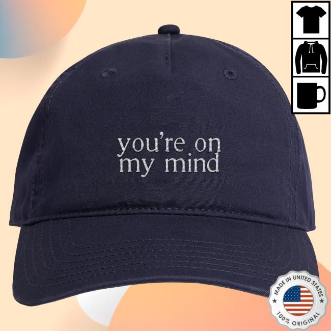 Official Caamp Merch You're On My Mind Embroidered Hat