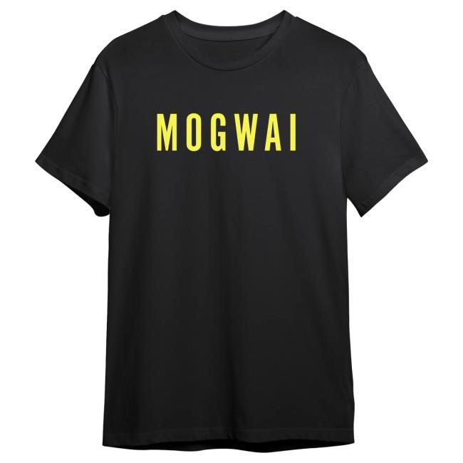 Official Mogwai Merch Mogwai The Hawk Is Howling | Black Tees