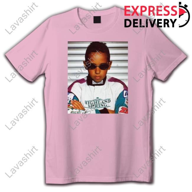 Official Ntwrk Lewis Hamilton As A Young Kid Shirt