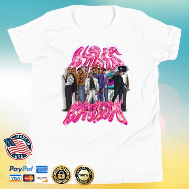 Chris Brown "20 Years Of Cb" By Hulio (Youth Size) Hot Shirt