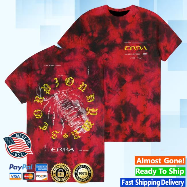Official Erra Merch Erra Scorpion Red Dye T-Shirt