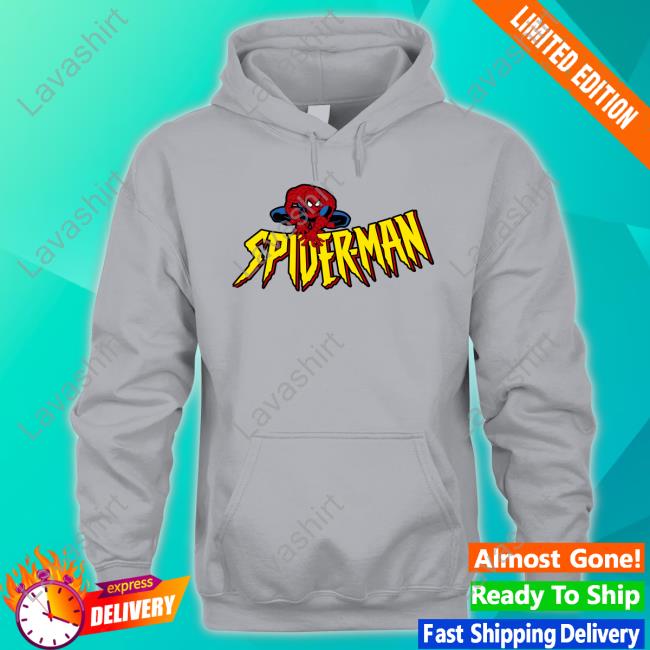 Spiderman Crawler Tee Shirt Spiderman Logo TV Series T Shirt