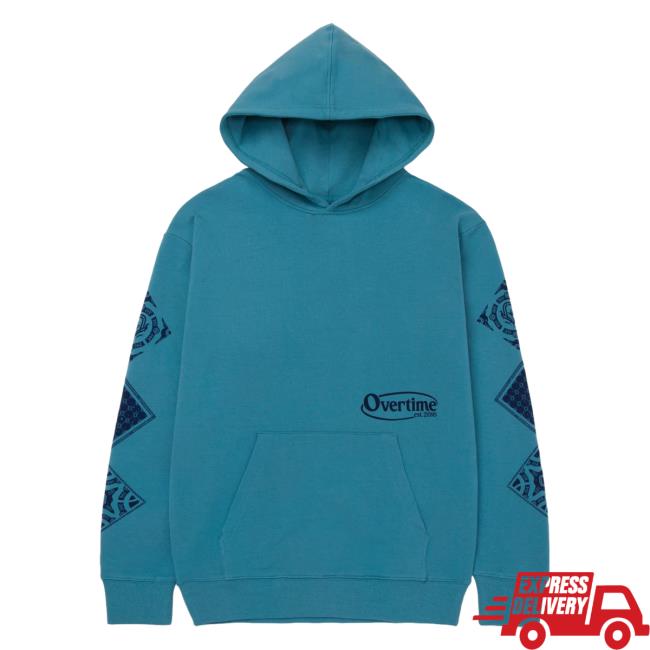 Official Overtime Tv Apparel Merch Clothing Store Shop Over Time EST 2016 Porto Hooded Sweatshirt